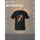 Футболка флэш и flash с молнией и супергерой y2k детская