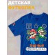 Футболка супер марио и луиджи брос nintendo y2k детская