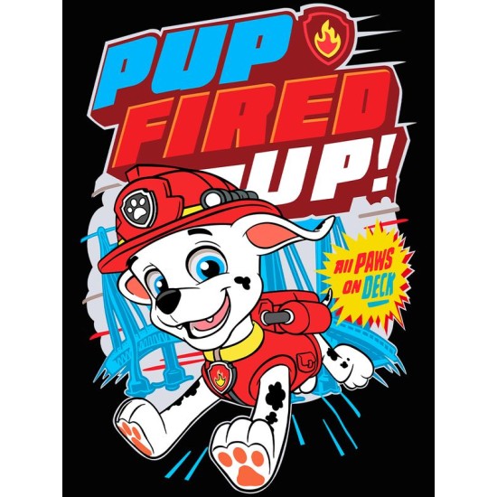 Шоппер щенячий патруль с собакой маршал paw patrol детский