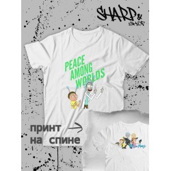 Футболка рик и морти мем и прикол из rick and morty y2k