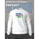 Свитшот Узбекистан и флаг Uzbekistan с принтом
