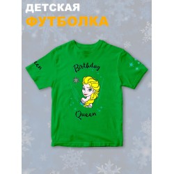 Детская футболка с принтом Эльза Холодное серце Disney