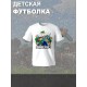 Футболка стив и алекс майнкрафт minecraft с игрой детская