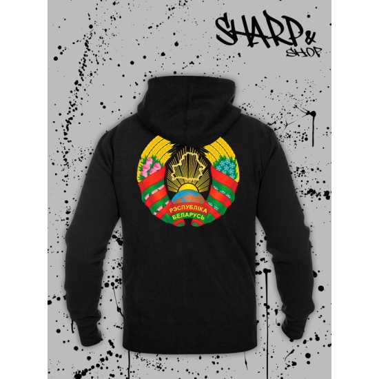 Худи Беларусь и флаг белоруссии Belarus с принтом