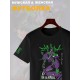 Футболка с принтом из мультсериала Евангелион в стиле аниме. Футболка унисекс Evangelion Eva 01 в стиле street style для молодежи.