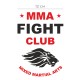Наклейки на авто с принтом MMA Fight Club / Стикеры для машин