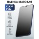 Защитная гидрогелевая пленка для смартфона Vivo Y9S. Матовая полиуретановая плёнка на мобильный телефон Виво У95, для защиты экрана.