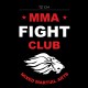 Наклейки на авто с принтом MMA Fight Club / Стикеры для машин