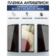 Защитная гидрогелевая пленка антишпион на телефон Samsung Galaxy M13/M13 4G/M13 5G(india), гелевая пленка на смартфон Самсунг галакси, для защиты экрана
