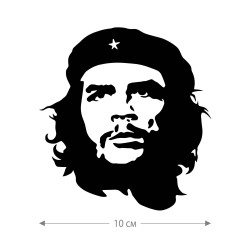 Наклейка на авто Че / Оригинальная наклейка на машину Че