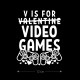 Наклейки на авто с принтом V is for VideoGames / Стикеры для машин