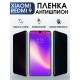 Защитная гидрогелевая пленка для Xiaomi для телефона Xiaomi Redmi 9полиуретановая плёнка антишпион на смартфон Сяоми Редми 9. Аксессуар для защиты экрана гаджета Ксиоми.
