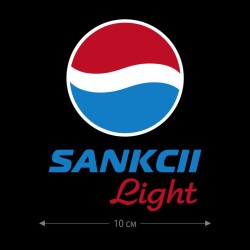 Наклейка на автомашину с принтом