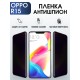 Защитная гидрогелевая пленка антишпион на телефон OPPO R15, матовая гелевая пленка на смартфон OPPO R15, для защиты экрана телефона