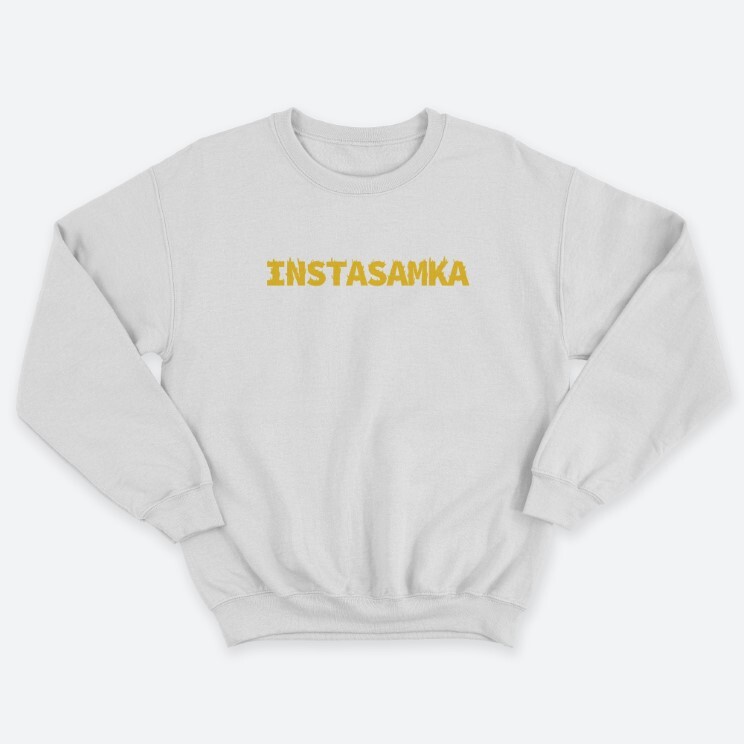 Женский свитшот с принтом Instasamka.