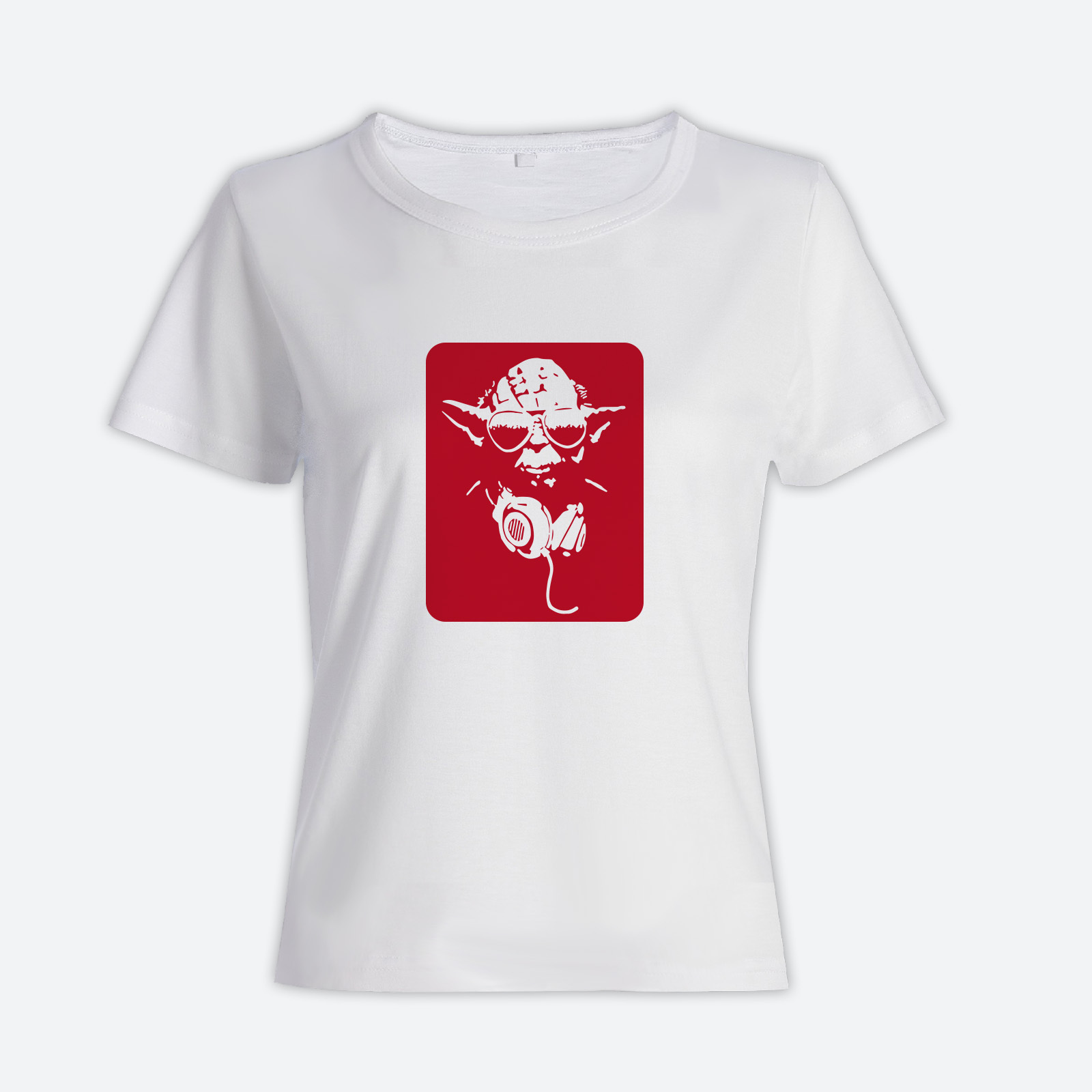 Футболка с прикольным принтом Йода