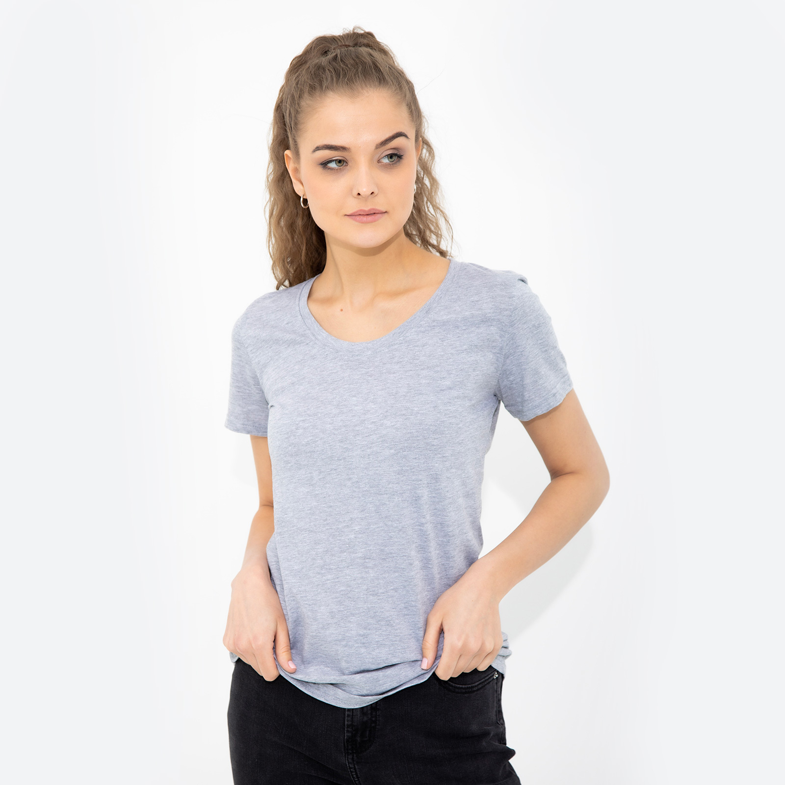 Футболка базовая однотонная