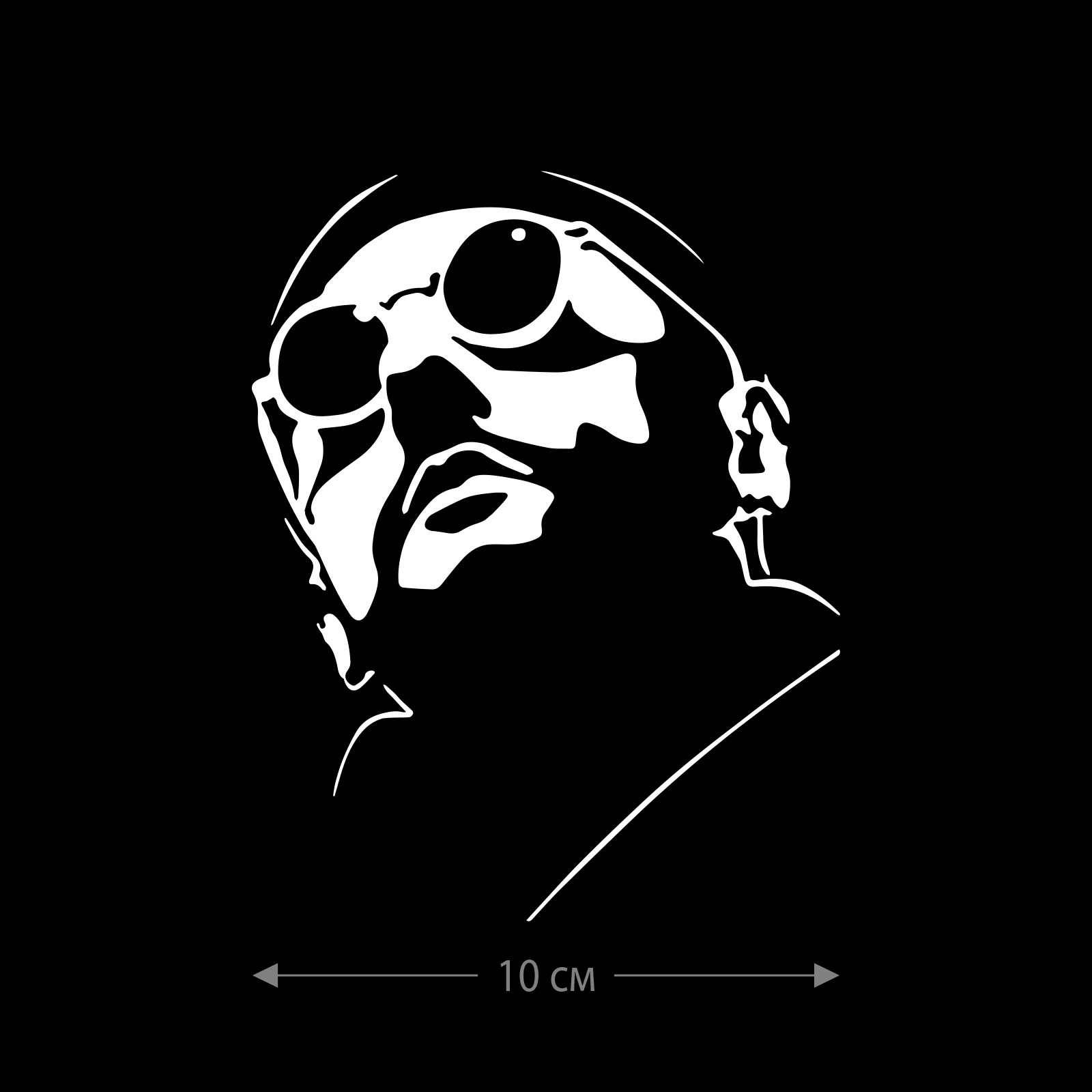 Наклейка на авто Леон / Оригинальная наклейка на машину Леон