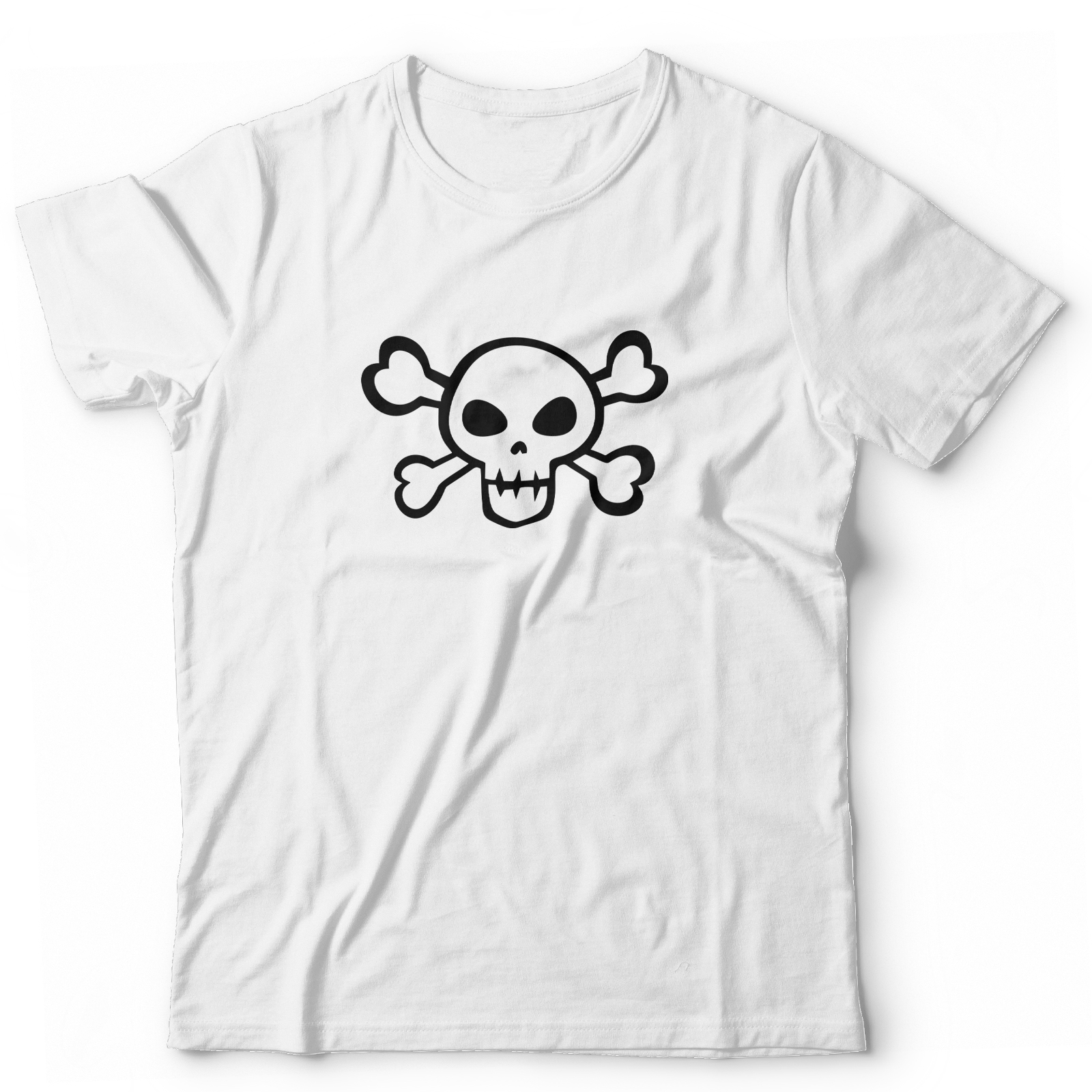 Футболка с черепом с принтом