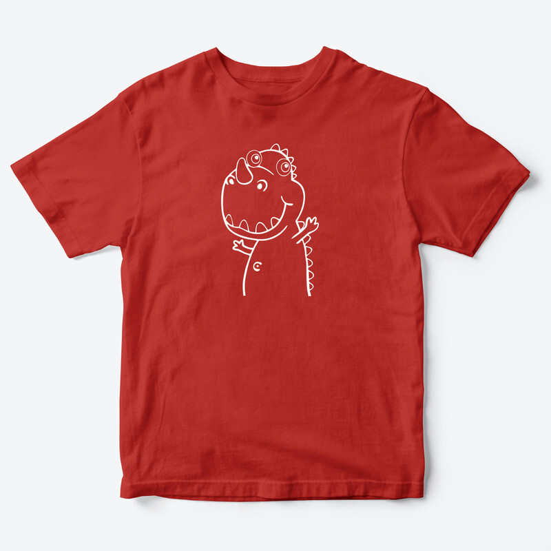 Детская футболка с рисунком Малыш динозавр