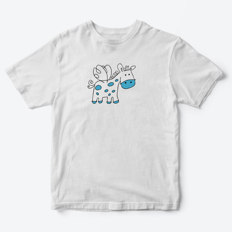 Детская футболка для девочки с рисунком Крылатый пони