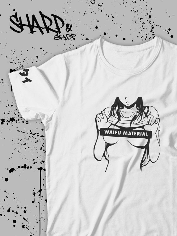 Футболка Аниме оверсайз с принтом