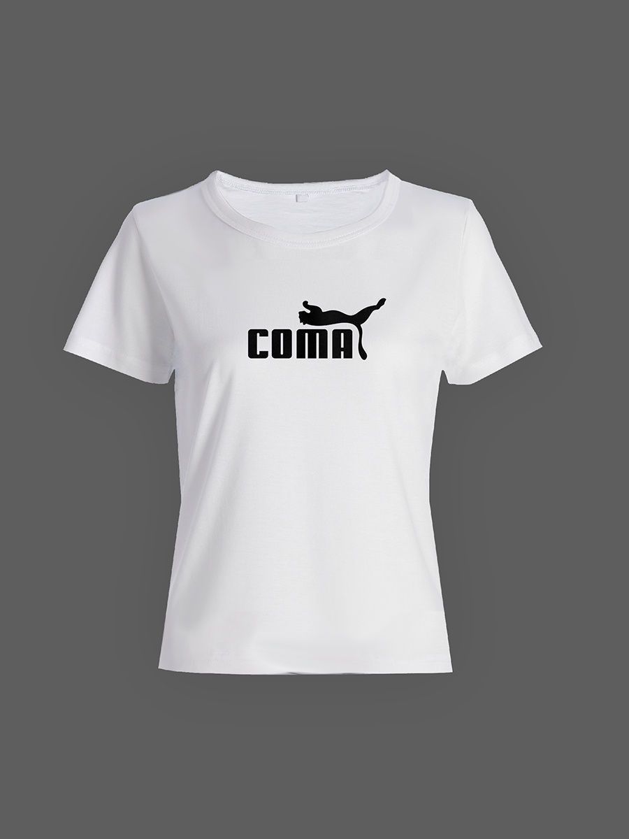 Качественная хлопковая футболка для женщин Coma