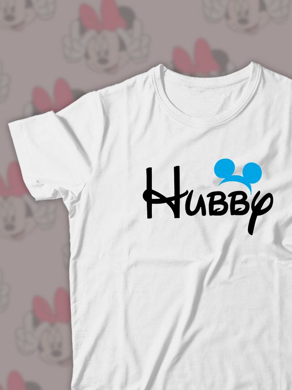 Парные футболки Hubby муж Дисней с принтом