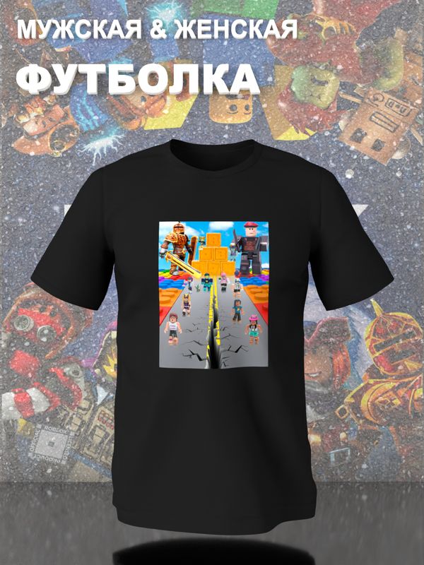 Футболка Роблокс игра Roblox game merch с принтом