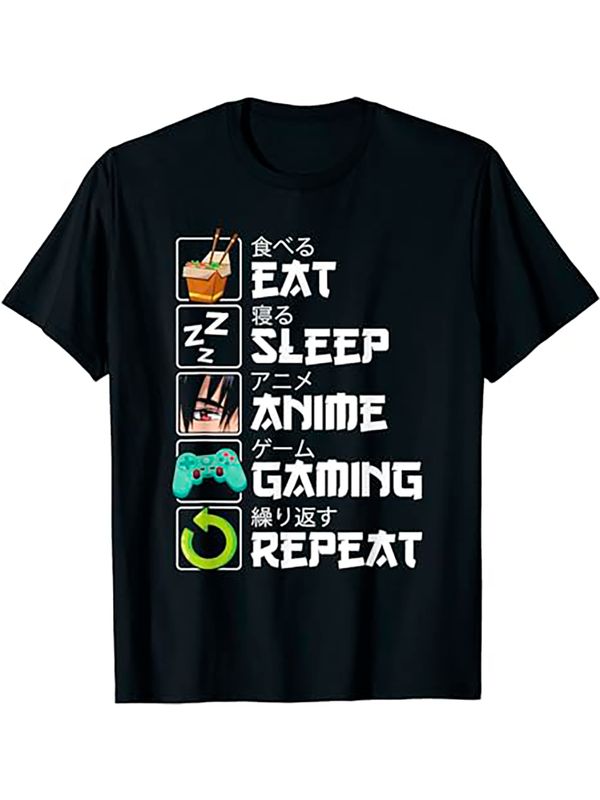 Футболка Аниме и гейминг прикол для отаку и геймера