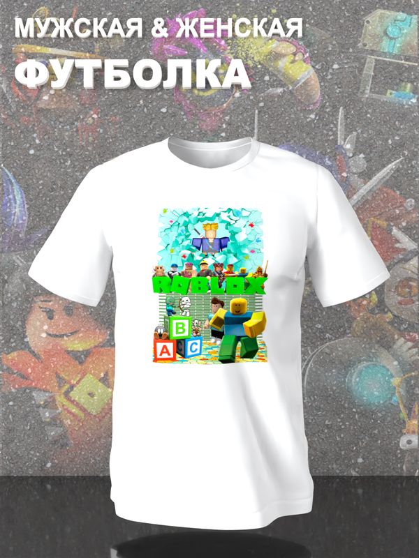 Футболка Roblox Роблокс игра роблох с принтом