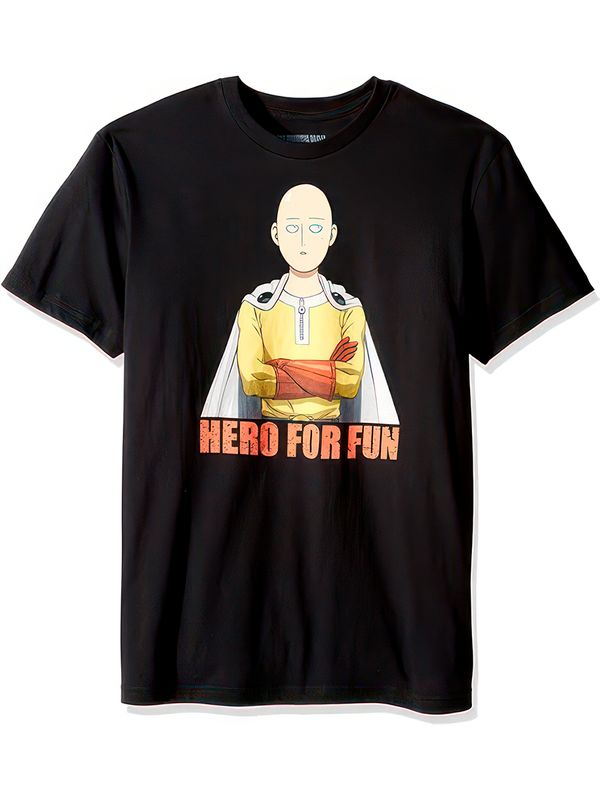 Футболка Сайтама Ванпанчмен аниме с принтом