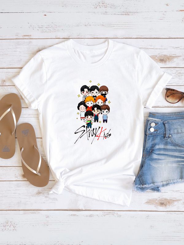 Футболка Stray Kids StrayKids SKZ стрэй кидс к поп с принтом