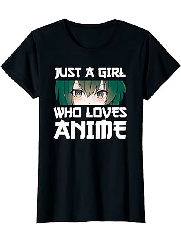 Футболка Аниме тянка тян отаку anime girl otaku с принтом