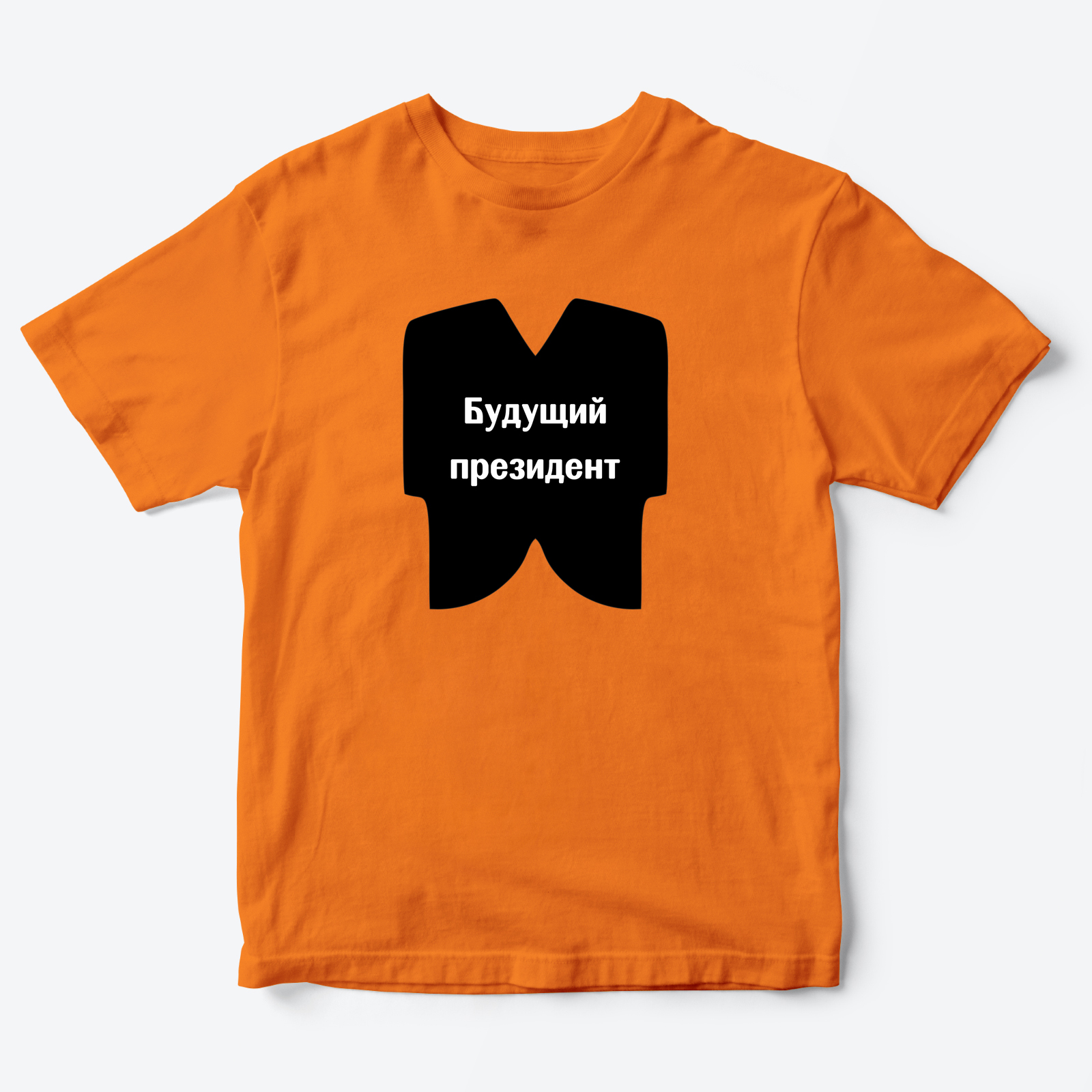 Детская футболка для девочки с рисунком Президент