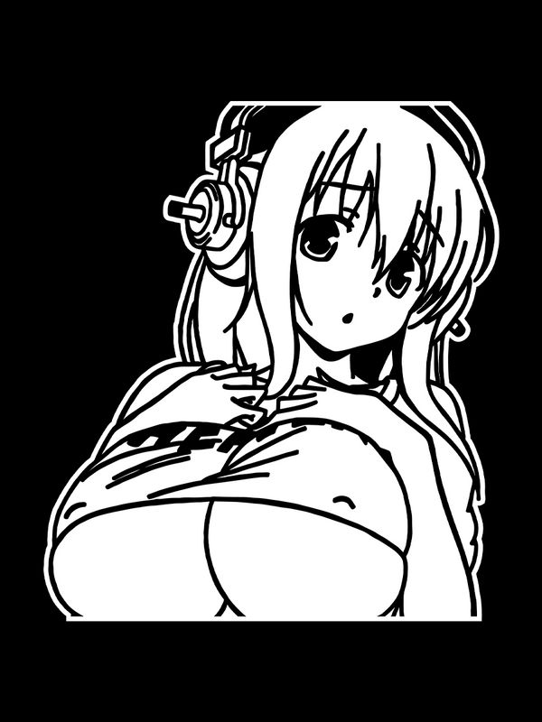 Свитшот аниме тян девушка хентай hentai y2k черная оверсайз с принтом надписью рисунком тянки тянка senpai унисекс мужская женская для подростков молодежи и взрослых хлопковая трикотажная в подарок