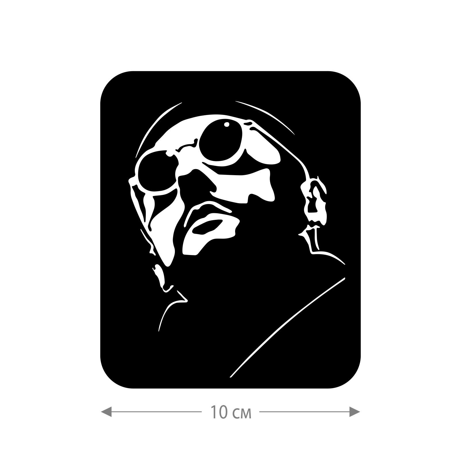 Наклейка на авто Леон / Оригинальная наклейка на машину Леон