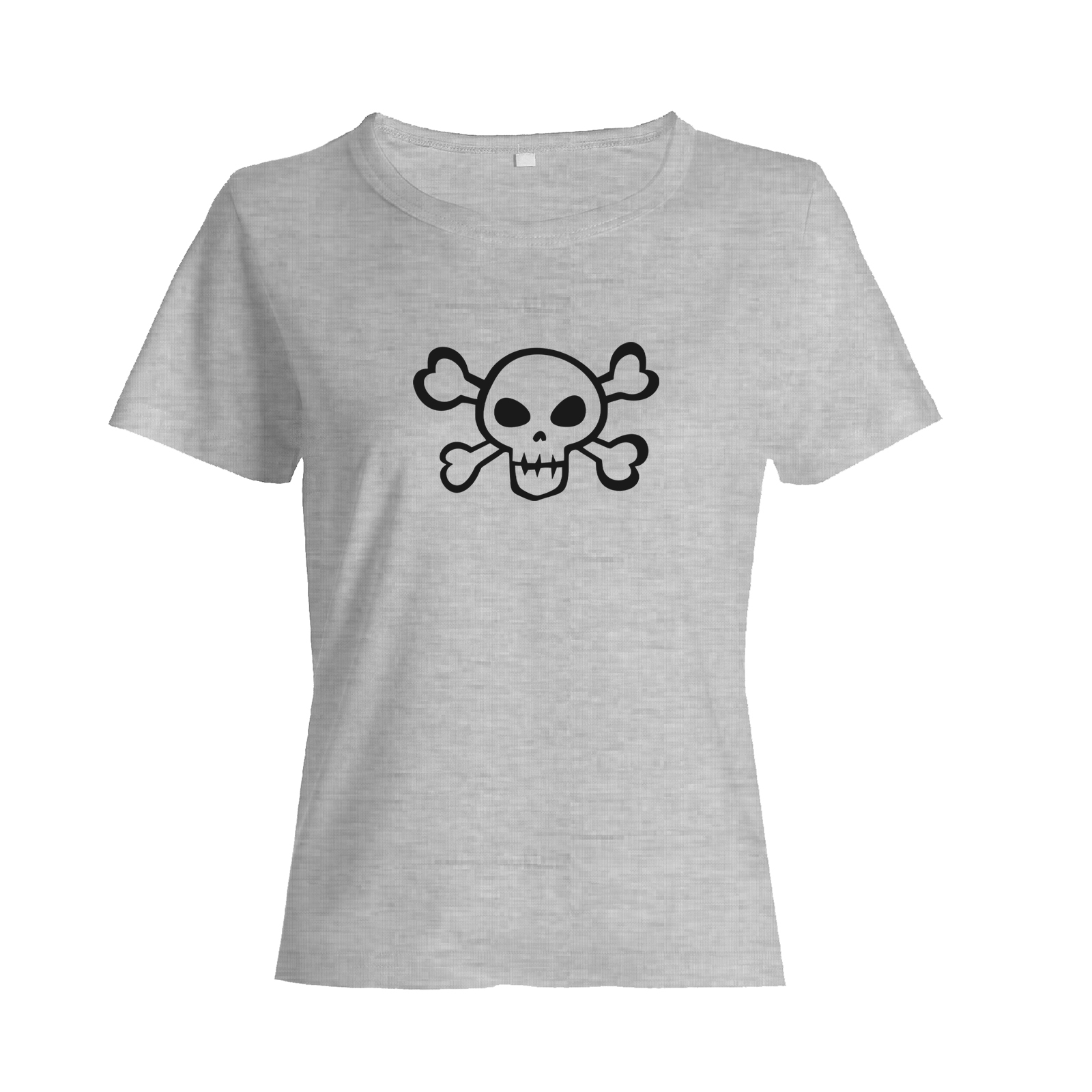 Футболка с черепом с принтом