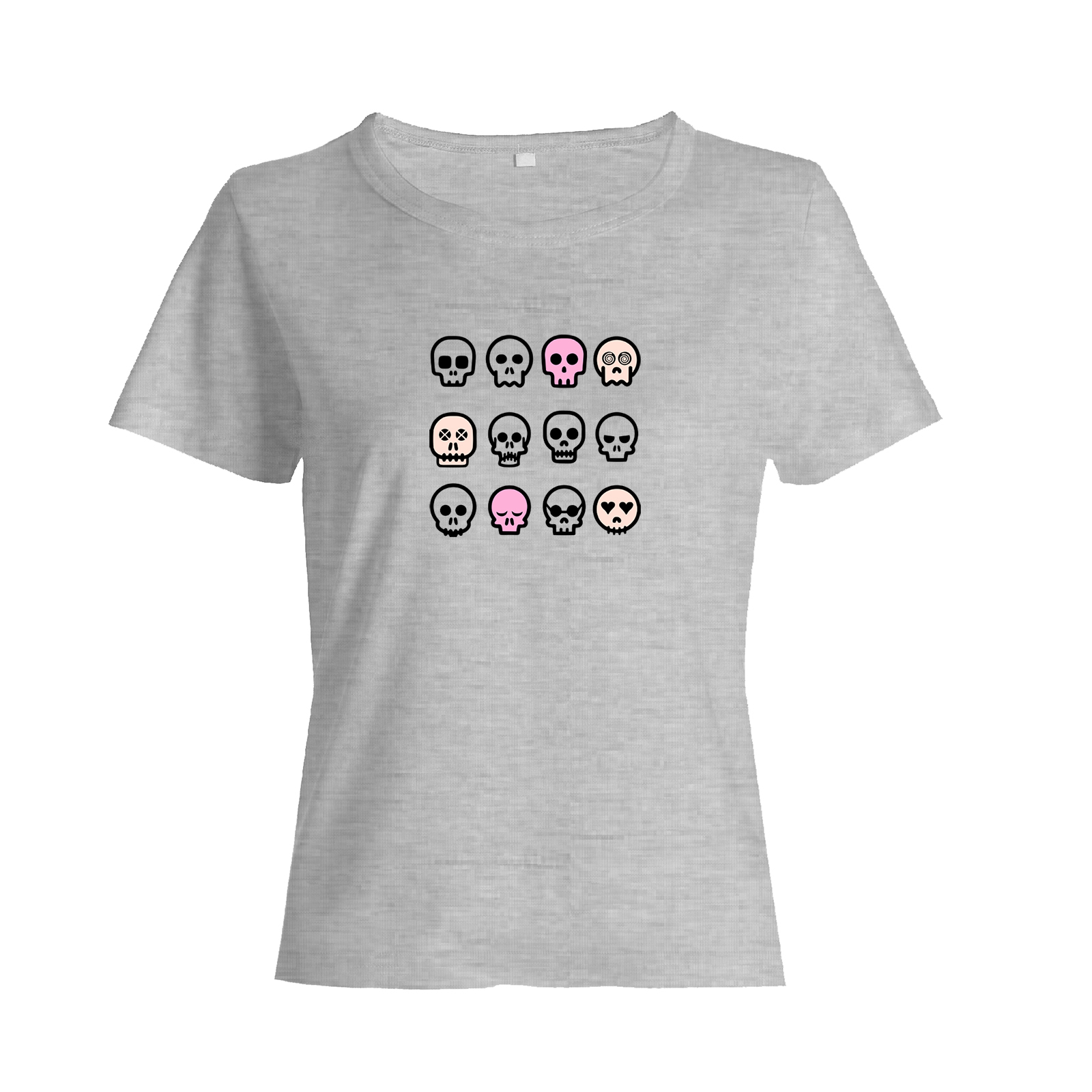 Футболка с черепом с принтом