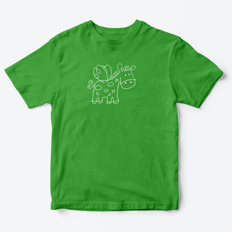 Детская футболка для девочки с рисунком Крылатый пони