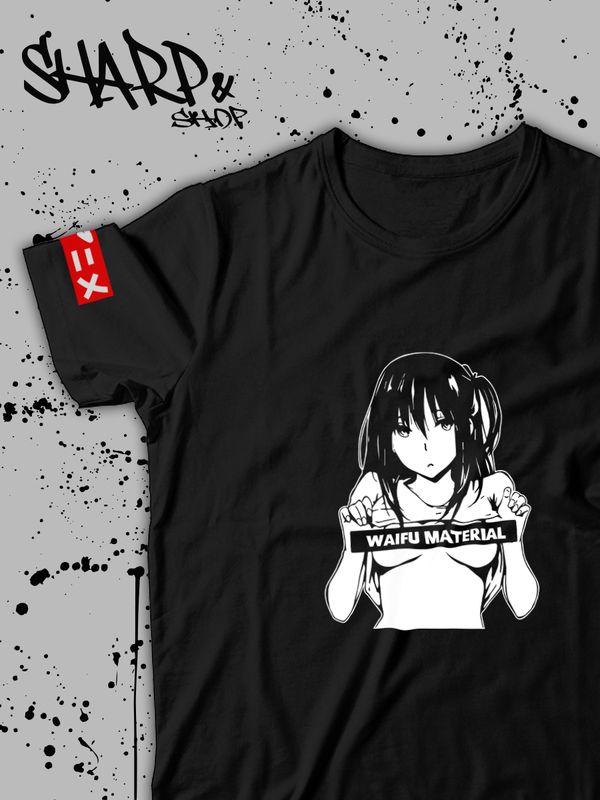 Футболка Аниме оверсайз с принтом