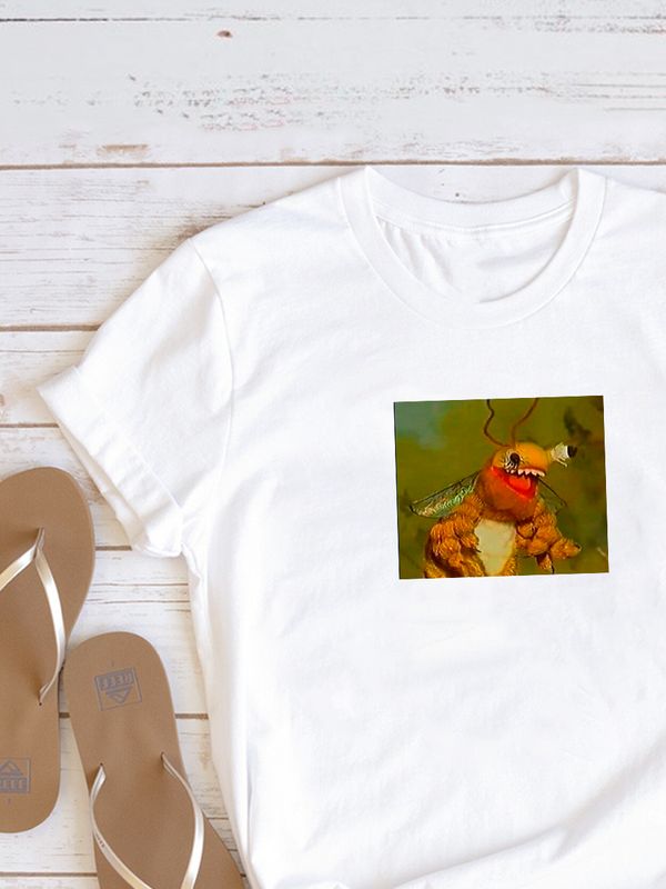 Футболка мем упоротая пчела из деревни дураков с принтом