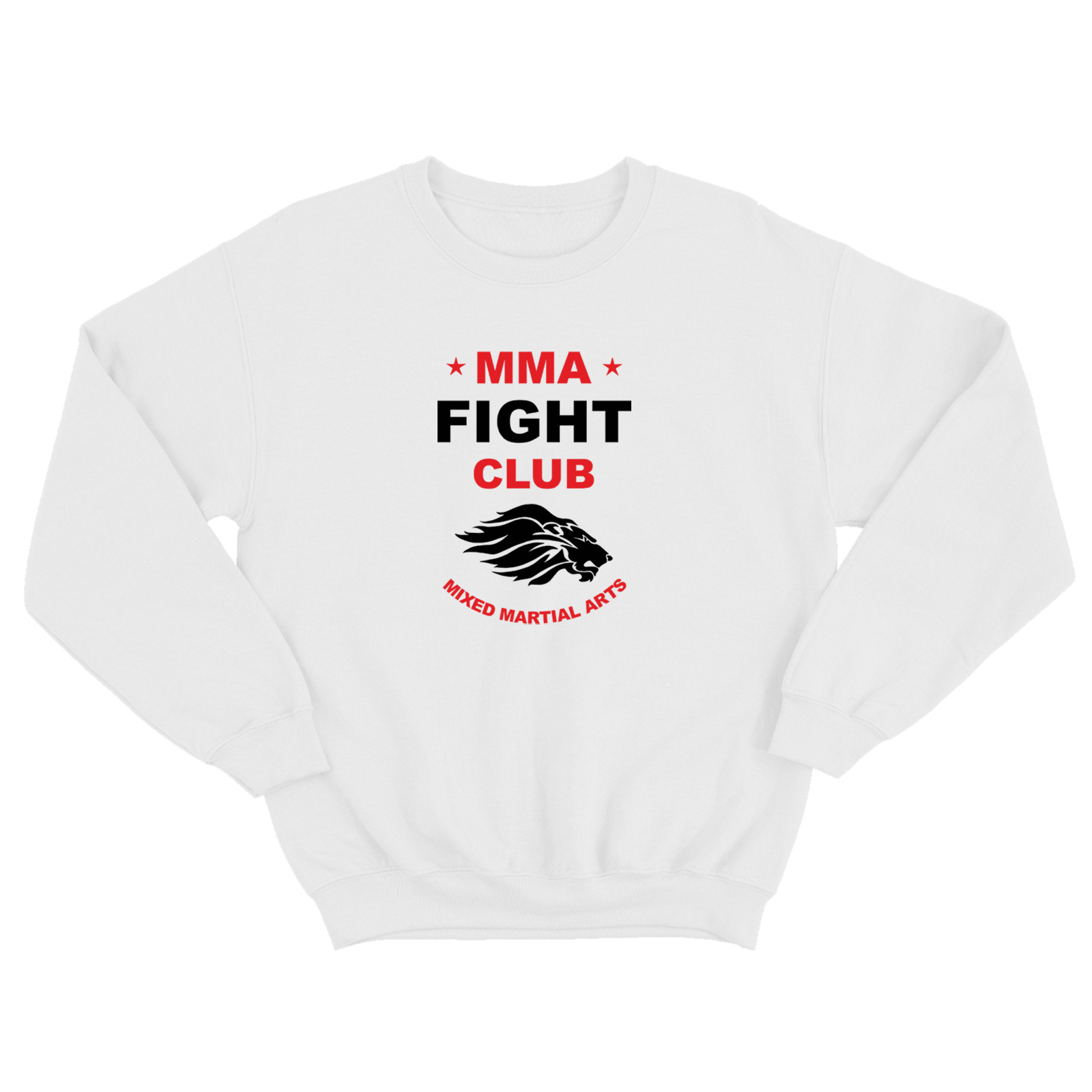Свитшот для бойцов ММА и UFC с принтом MMA fight club / Мужская толстовка без капюшона для повседневной носки и для тренировок Свитшот для бойцов ММА и UFC с принтом MMA fight club / Мужская толстовка без капюшона для повседневной носки и для тренировок