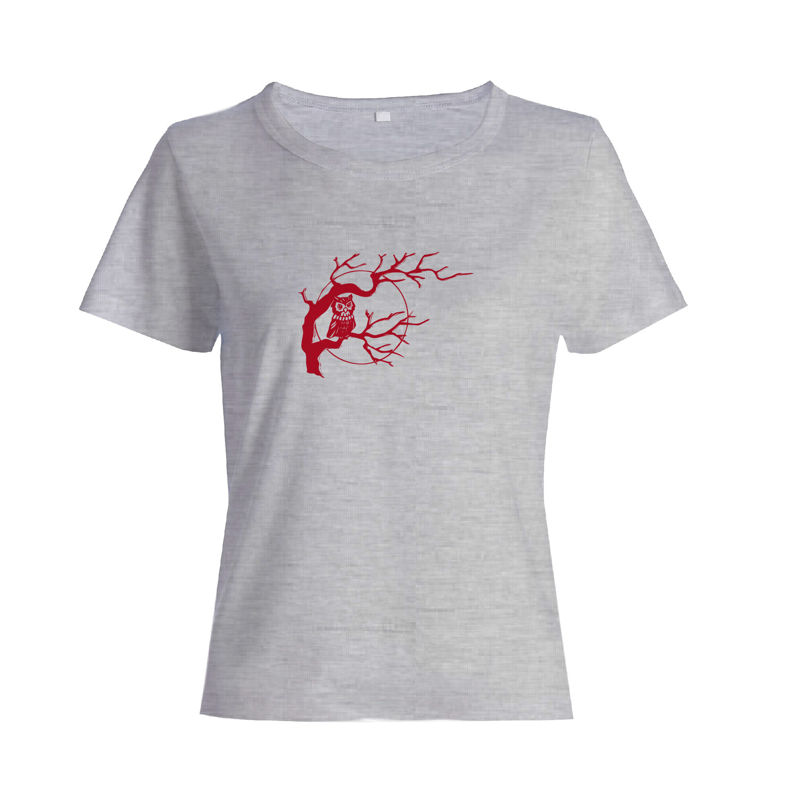 Футболка с прикольным принтом Сова на дереве