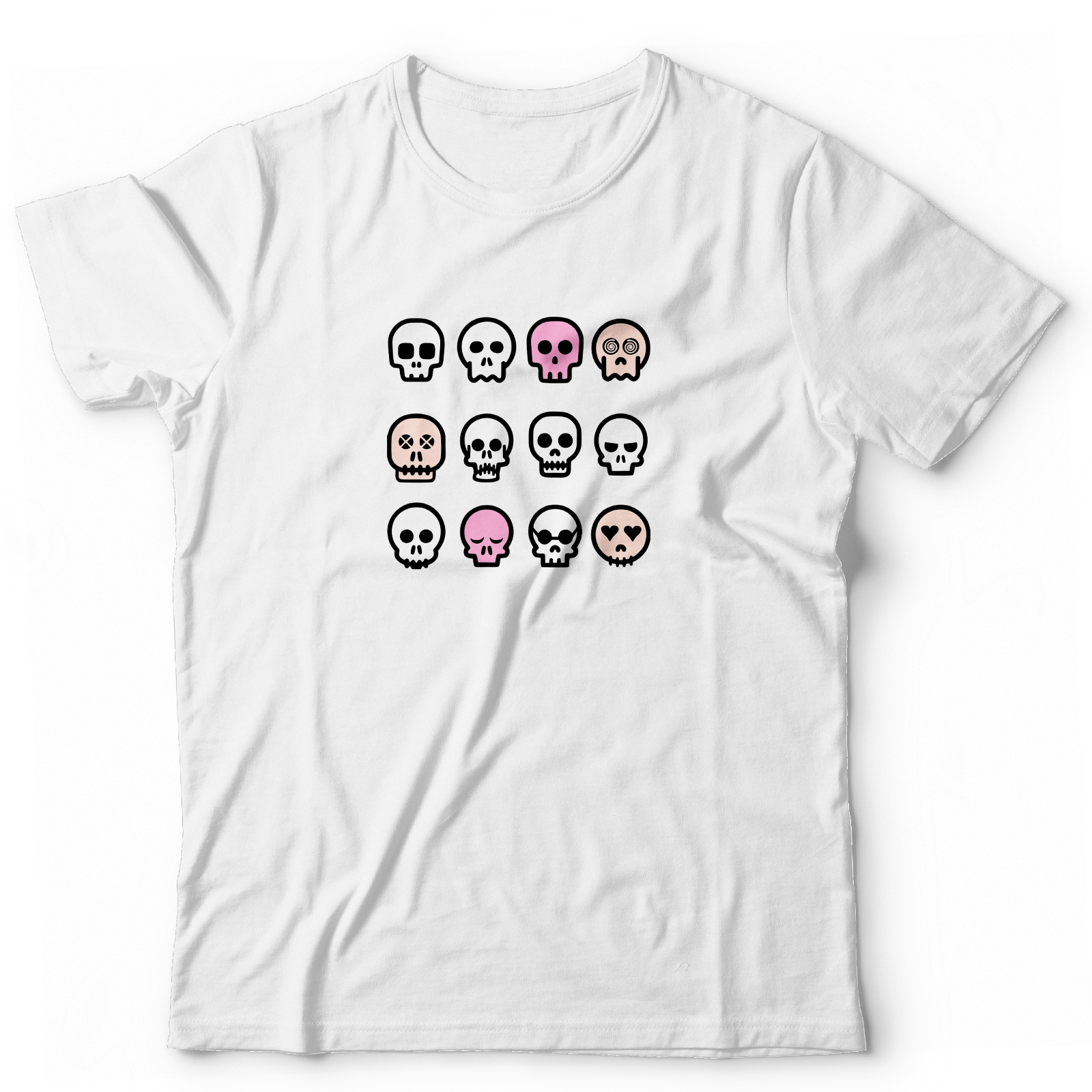 Футболка с черепом с принтом