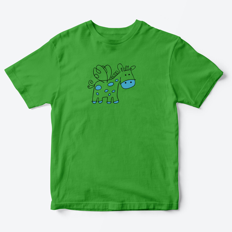 Детская футболка для девочки с рисунком Крылатый пони