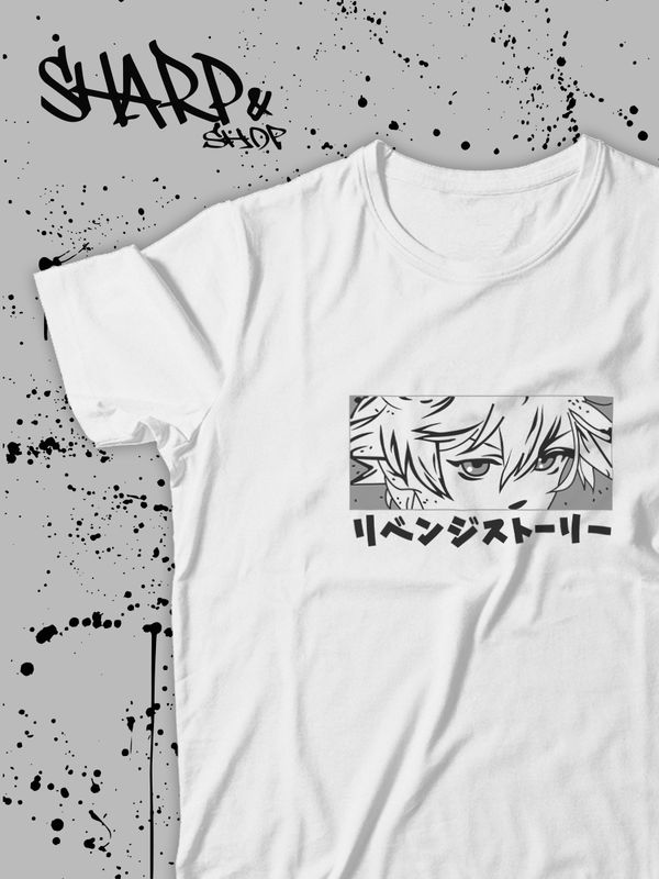 Футболка Аниме оверсайз с принтом