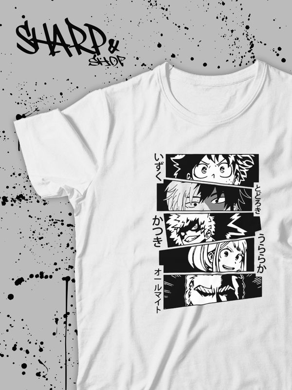 Аниме футболка оверсайз ахегао с принтом anime