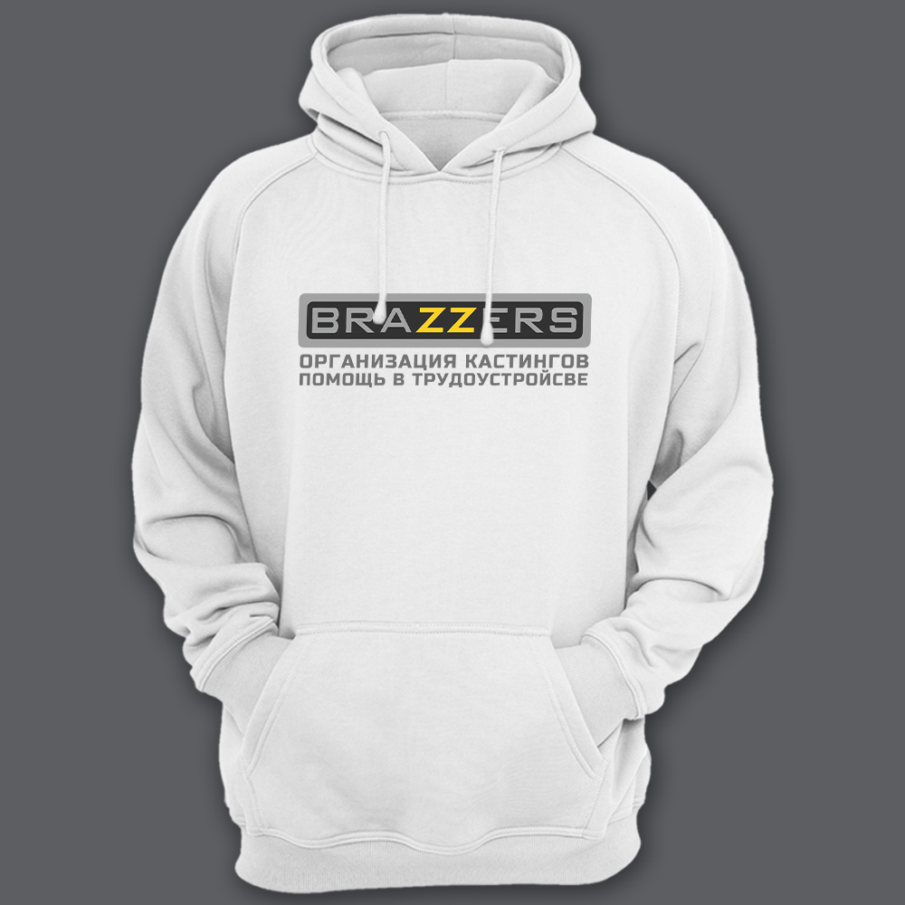 Толстовка с капюшоном с логотипом Brazzers