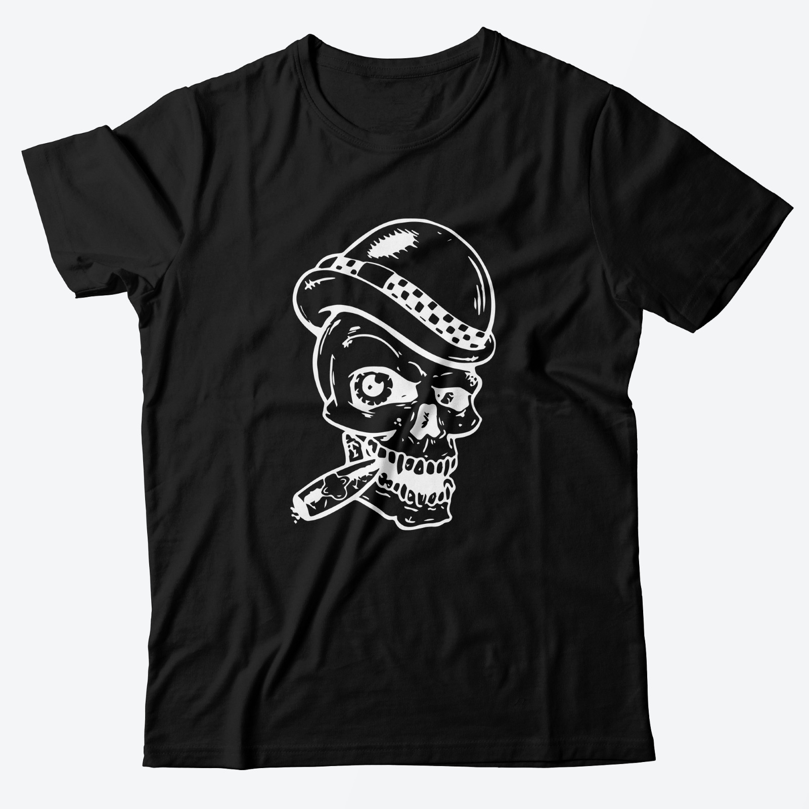 Модная футболка с принтом Череп